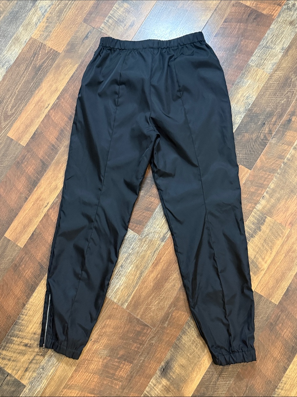 Prada Re-Nylon Black Jogger Pants Triangle Logo Size IT 42 Authentic - Picture 12 of 15